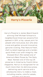 Mobile Screenshot of harryspizzeria.com